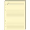Einlagen für Organizer Liniert