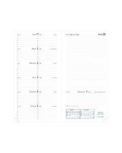 Einlagen für Terminkalender Wöchentlich
