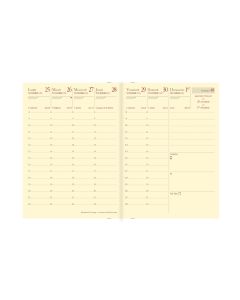 Einlagen für Terminkalender Wöchentlich