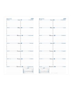 Einlagen für Terminkalender 2 Wochen auf 2 Seiten