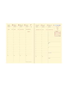 Einlagen für Terminkalender Wöchentlich