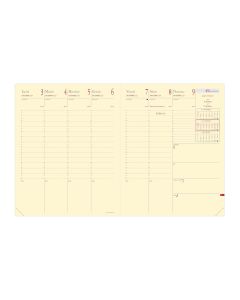 Einlagen für Terminkalender Wöchentlich