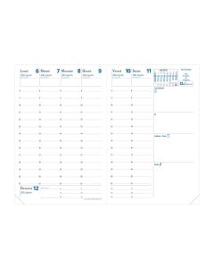 Einlagen für Terminkalender Wöchentlich