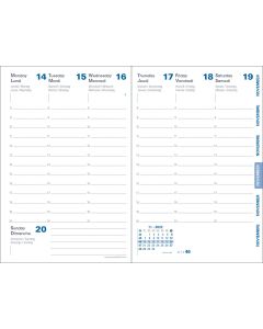 Einlagen für Terminkalender Wöchentlich