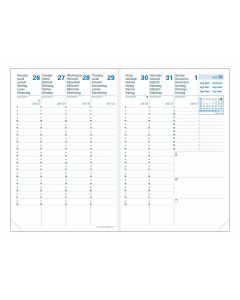 Einlagen für Terminkalender Wöchentlich