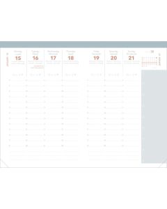 Einlagen für Terminkalender Wöchentlich
