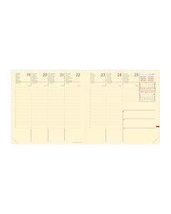 Einlagen für Terminkalender Wöchentlich