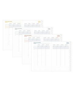Einlagen für Terminkalender Wöchentlich