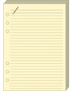 Einlagen für Organizer Liniert