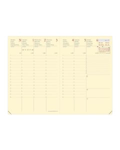 Einlagen für Terminkalender Wöchentlich